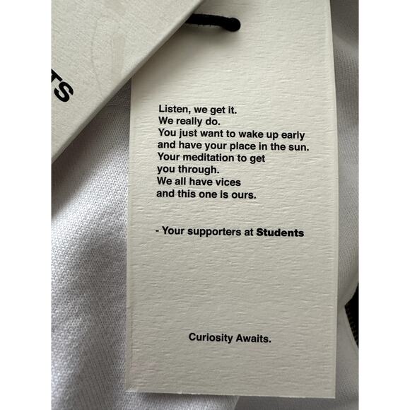 Students Golf Eagle Season Crew Sweater-Size Large-White-NWT - Picture 8 of 10